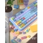 Office Life 104+41 MCA Profile Keycap Set Cherry MX PBT Dye-subbed for Mechanical Gaming Keyboard